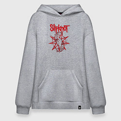 Толстовка-худи оверсайз Slipknot Slip Goats Art, цвет: меланж