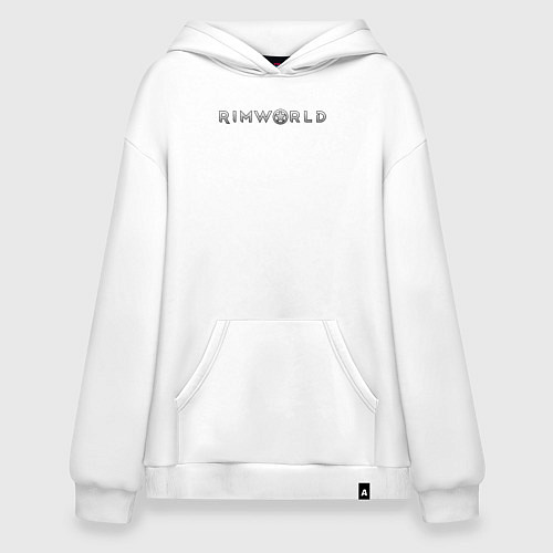 Худи оверсайз RimWorld logo / Белый – фото 1