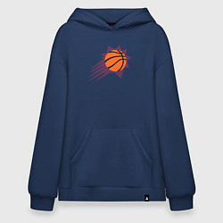 Толстовка-худи оверсайз Suns Basket, цвет: тёмно-синий