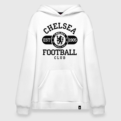 Худи оверсайз Chelsea Football Club / Белый – фото 1