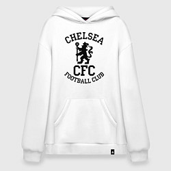 Толстовка-худи оверсайз Chelsea CFC, цвет: белый
