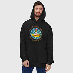 Толстовка-худи оверсайз Yellow Submarine The Beatles, цвет: черный — фото 2