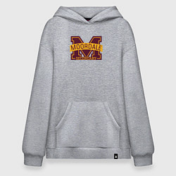 Толстовка-худи оверсайз Школа Мурдейла Половое Воспитание, цвет: меланж