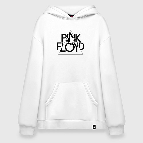 Худи оверсайз PINK FLOYD LOGO ПИНК ФЛОЙД / Белый – фото 1