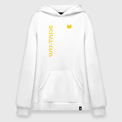 Худи оверсайз WU TANG CLAN LOGO YELLOW / Белый – фото 1