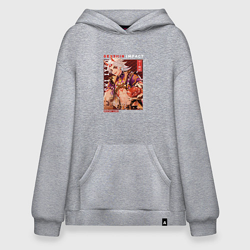 Худи оверсайз Итто Аратаки Arataki Itto, Genshin Impact Геншин и / Меланж – фото 1
