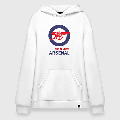 Худи оверсайз Arsenal The Gunners / Белый – фото 1