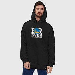 Толстовка-худи оверсайз Golden State Warriors FOREVER NOT JUST WHEN WE WIN, цвет: черный — фото 2