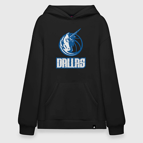 Худи оверсайз Dallas - Mavericks / Черный – фото 1