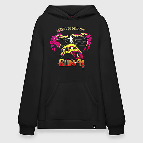 Худи оверсайз SUM41 / Черный – фото 1