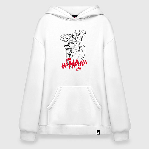 Худи оверсайз The animated scarecrow / Белый – фото 1