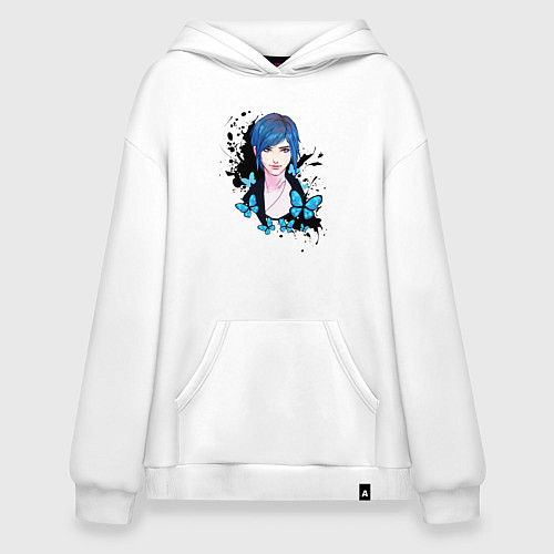 Худи оверсайз Хлоя Элизабет Прайс / Белый – фото 1