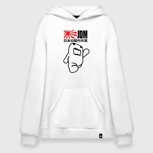 Худи оверсайз JDM Japan / Белый – фото 1