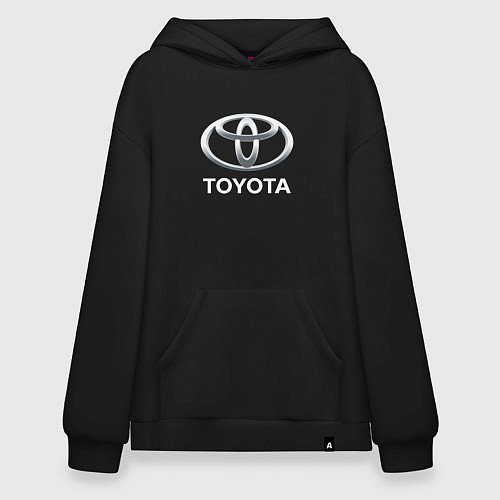 Худи оверсайз TOYOTA 3D Logo / Черный – фото 1