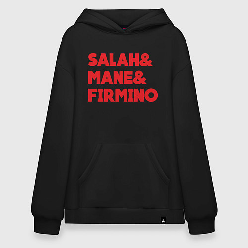 Худи оверсайз Salah - Mane - Firmino / Черный – фото 1