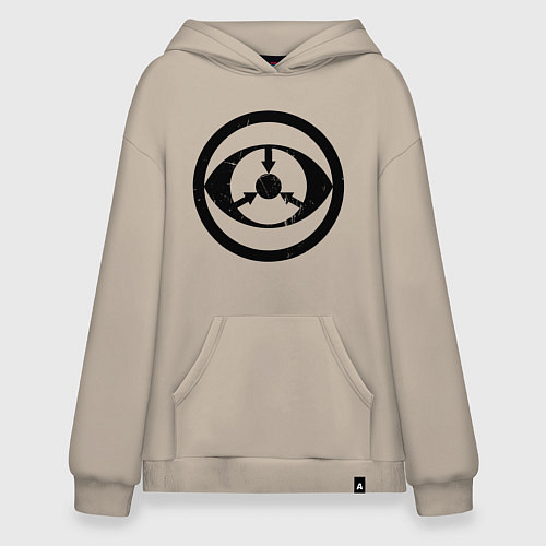 Худи оверсайз Эта-10 / Миндальный – фото 1