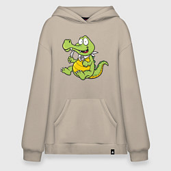 Худи оверсайз Hungry Crocodile