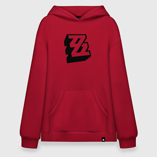 Худи оверсайз Zenless Zone Zero арт logo / Красный – фото 1