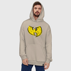 Толстовка-худи оверсайз Style Wu-Tang, цвет: миндальный — фото 2