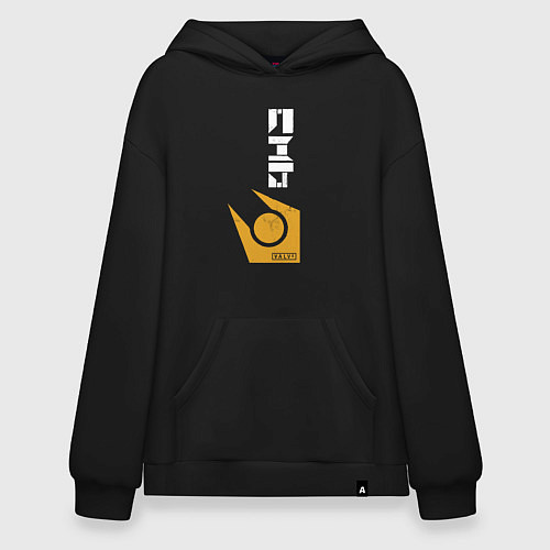 Худи оверсайз City17 - half life / Черный – фото 1