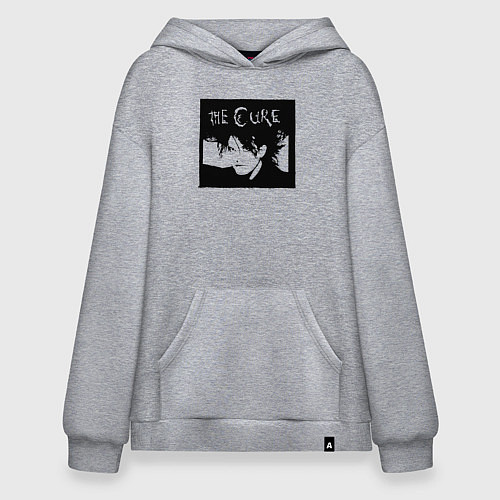 Худи оверсайз The Cure Роберт Смит / Меланж – фото 1
