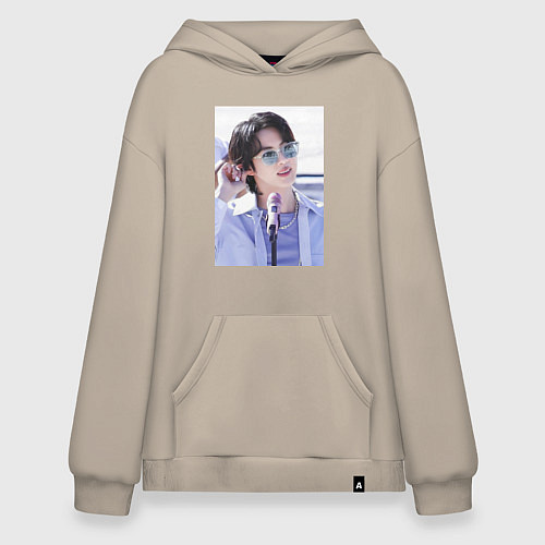 Худи оверсайз Мировой красавчик Джин / Миндальный – фото 1