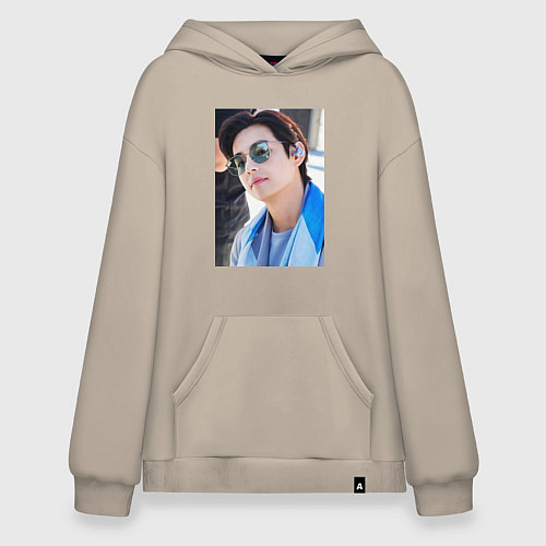 Худи оверсайз Тигренок Ви / Миндальный – фото 1