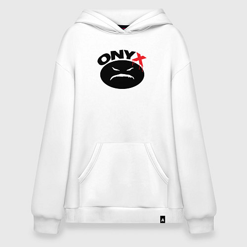 Худи оверсайз Onyx logo black / Белый – фото 1