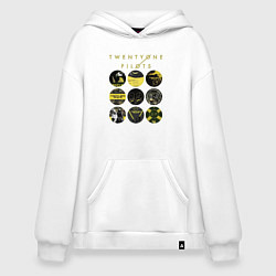 Худи оверсайз Twenty One Pilots коллаж