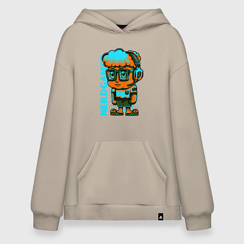 Худи оверсайз Нерогеймер / Миндальный – фото 1
