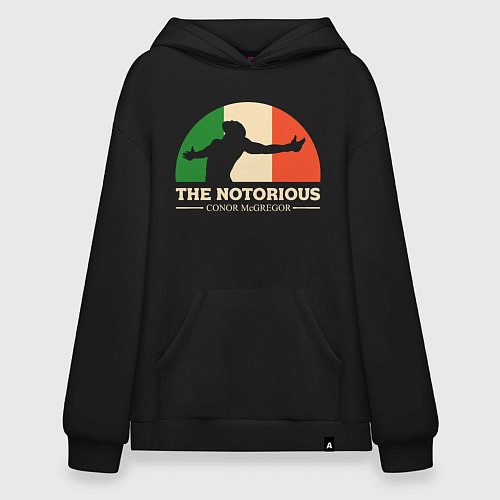 Худи оверсайз The Notorious / Черный – фото 1