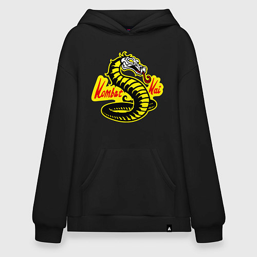 Худи оверсайз Mortal Kai / Черный – фото 1