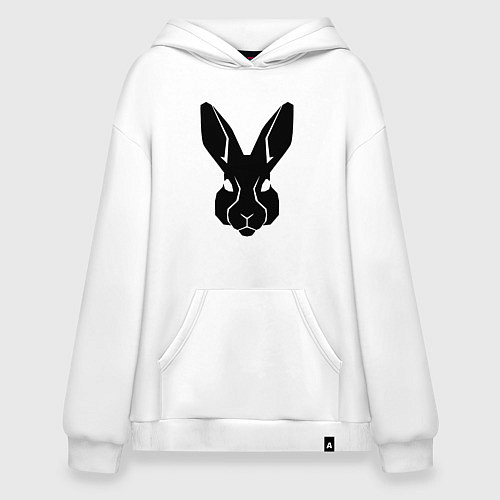 Худи оверсайз Rabbit head / Белый – фото 1
