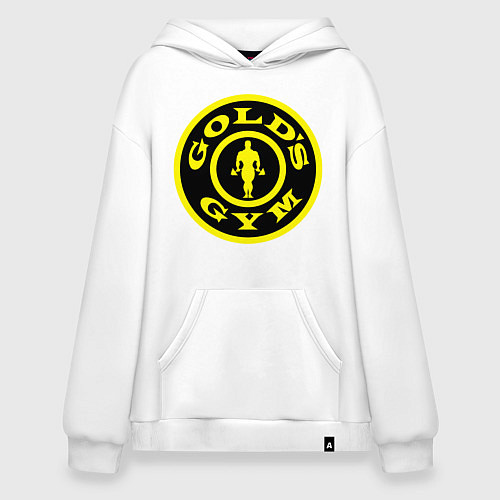 Худи оверсайз Golds GYM / Белый – фото 1