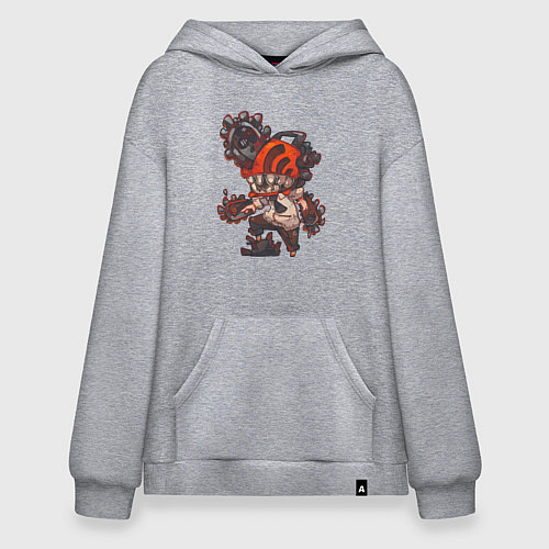 Худи оверсайз Чиби Дэндзи v2 / Меланж – фото 1