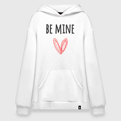Худи оверсайз Be mine - doodle heart