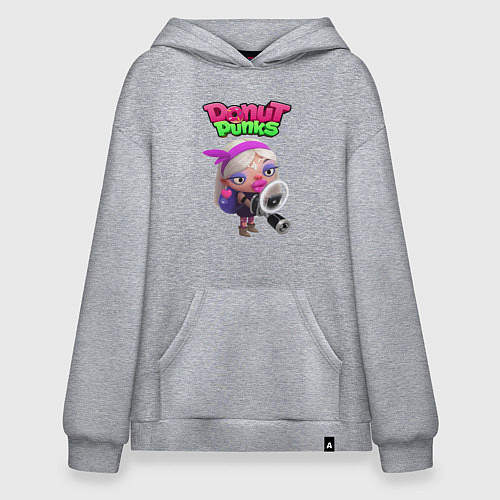 Худи оверсайз Дизлайк / Меланж – фото 1