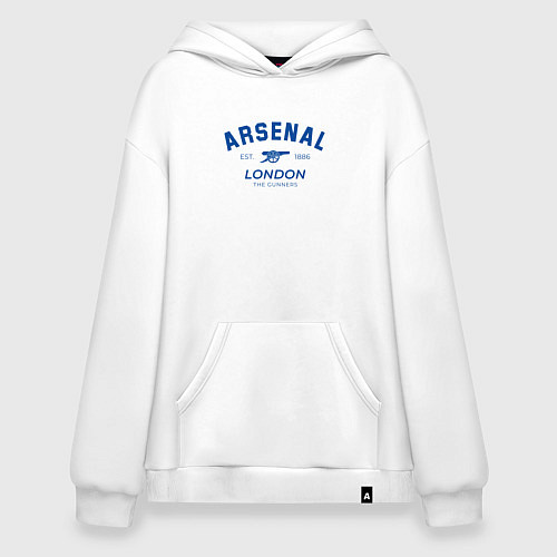 Худи оверсайз Arsenal london the gunners / Белый – фото 1