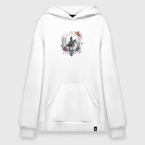 Худи оверсайз Rider of Darkness / Белый – фото 1