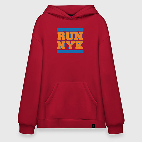 Худи оверсайз Run New York Knicks / Красный – фото 1