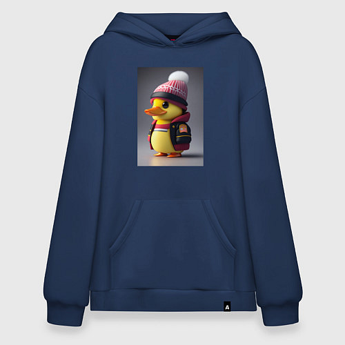 Худи оверсайз Утяш / Тёмно-синий – фото 1