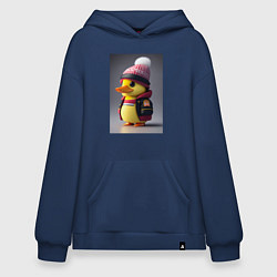 Толстовка-худи оверсайз Утяш, цвет: тёмно-синий