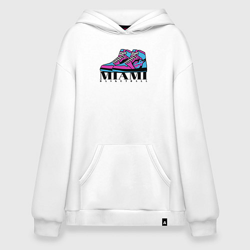 Худи оверсайз Basketball Miami / Белый – фото 1