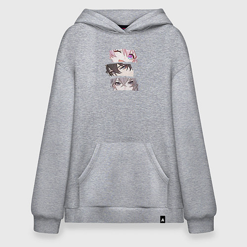 Худи оверсайз Любимые персонажи Honkai / Меланж – фото 1