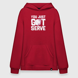 Худи оверсайз Just got serve