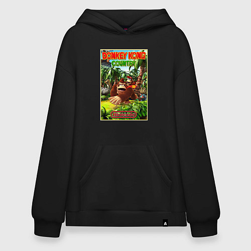 Худи оверсайз Nintendo - donkey kong / Черный – фото 1