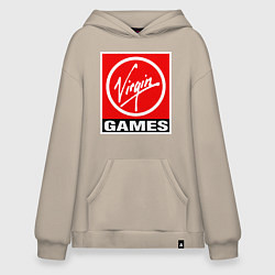 Худи оверсайз Virgin games logo