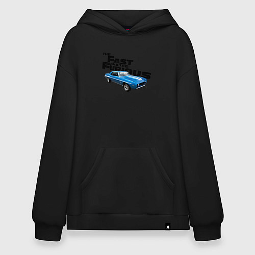 Худи оверсайз Chevrolet Camaro SS / Черный – фото 1