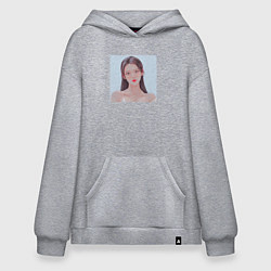 Худи оверсайз IU Red lips