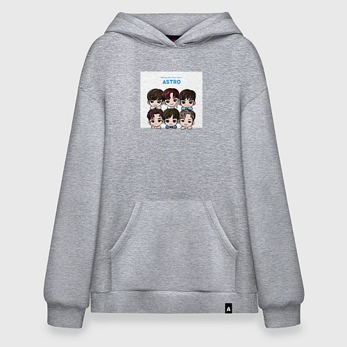 Худи оверсайз Чиби Астро / Меланж – фото 1